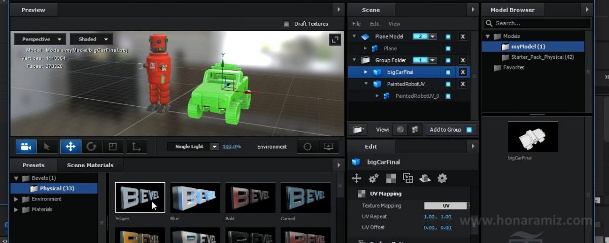 آموزش element 3d