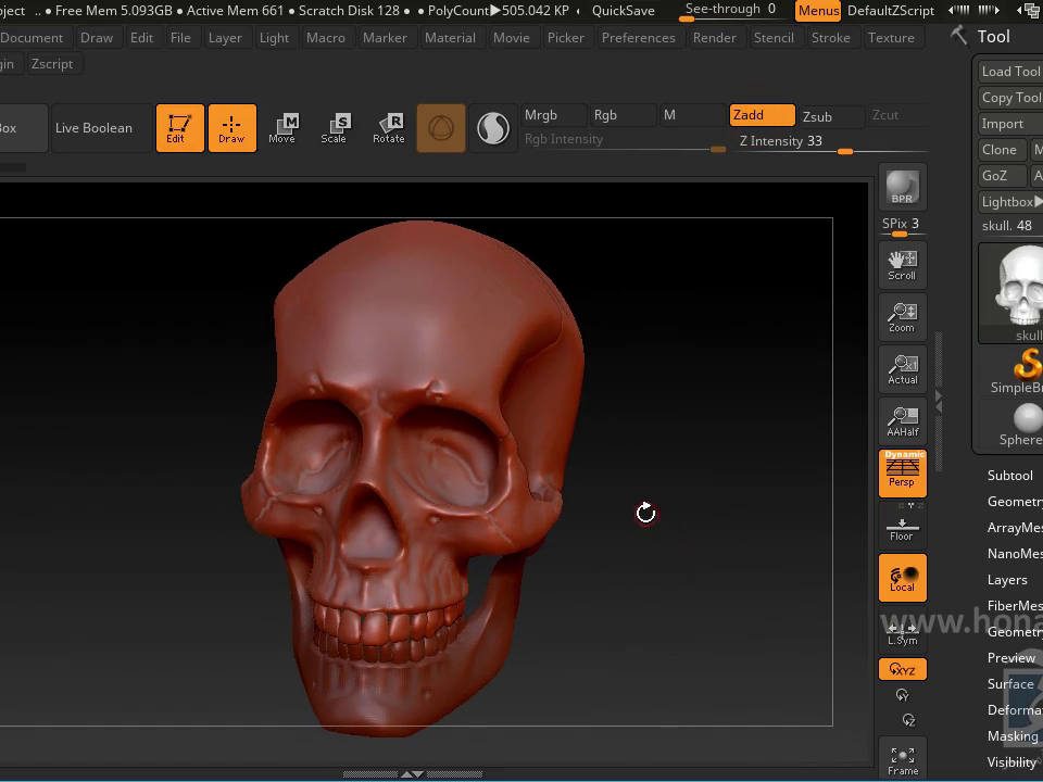 آموزش zbrush