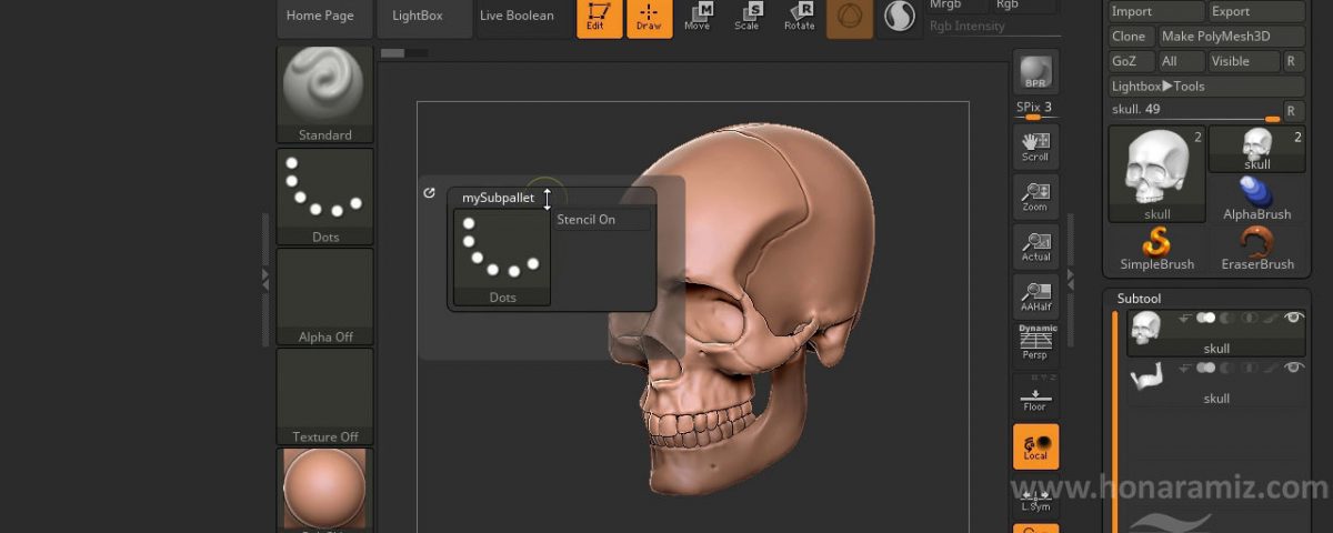آموزش zbrush