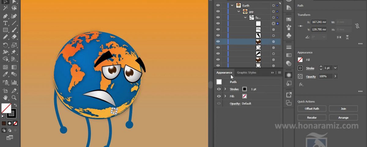 آموزش فارسی illustrator