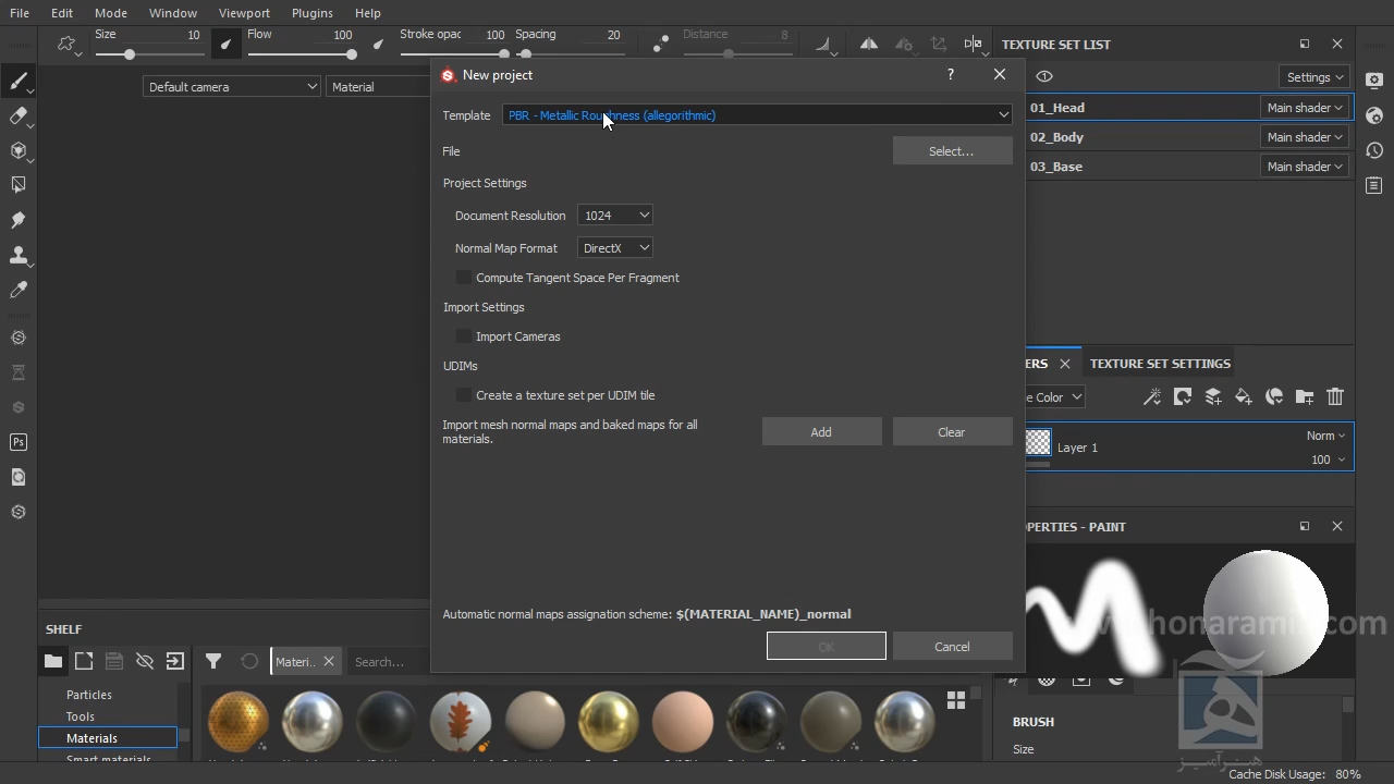 آموزش فارسی Substance painter