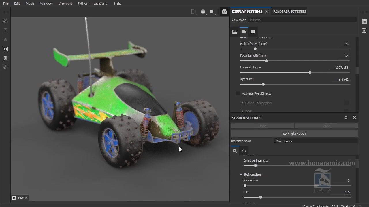 ساخت تکسچر در substance painter