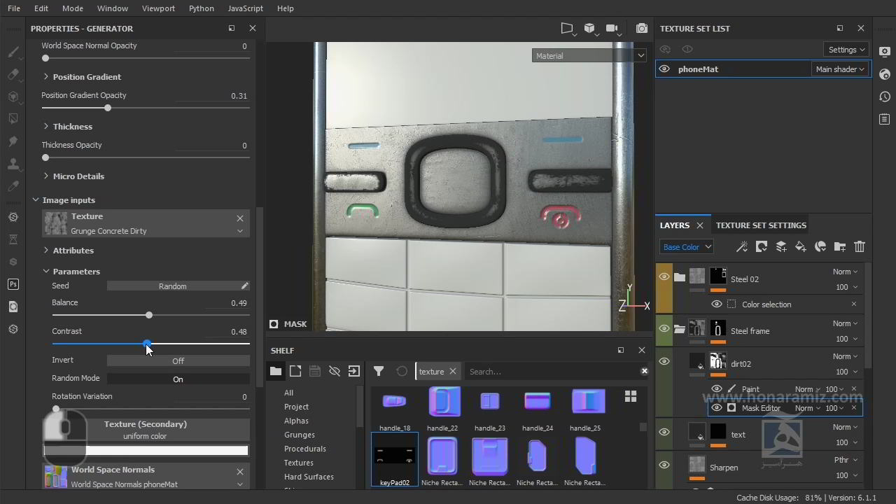 آموزش کامل substance painter