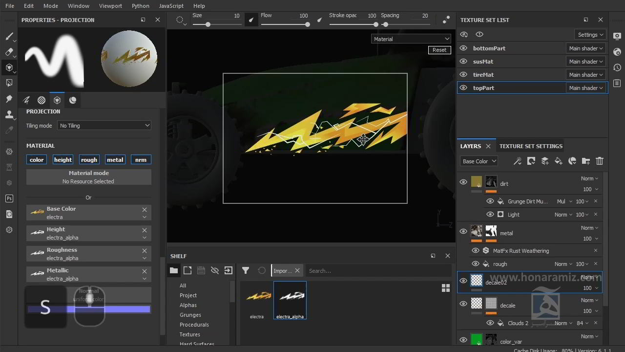 Maya substance painter
